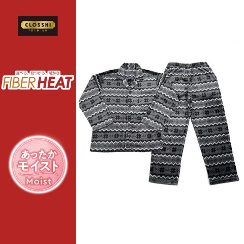 メンズ　パジャマ（FIBERHEAT）
