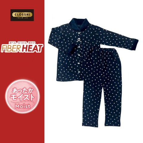 レディース　パジャマ（FIBERHEAT）