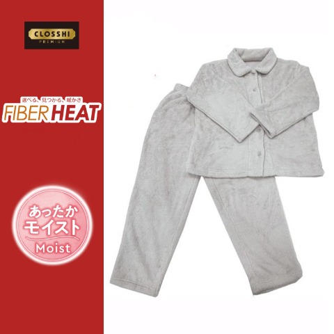 レディース　パジャマ（FIBERHEAT）