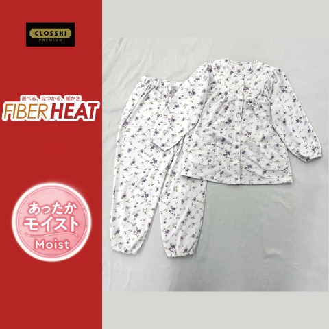 レディース　パジャマ（プチサイズ・FIBER HEAT あったかモイスト）