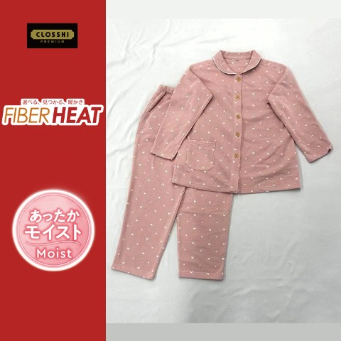 レディース　パジャマ（プチサイズ・FIBER HEAT あったかモイスト）