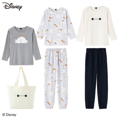レディース　Disney ルームウェアハッピーバッグ3点セット（ベイマックス）