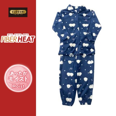 レディース　パジャマ（FIBERHEAT）