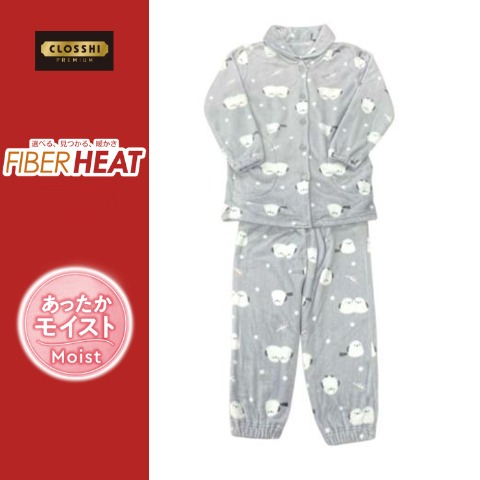 レディース　パジャマ（FIBERHEAT）