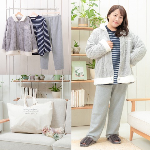 レディース　ルームハッピーバッグ3点セット（Hina）