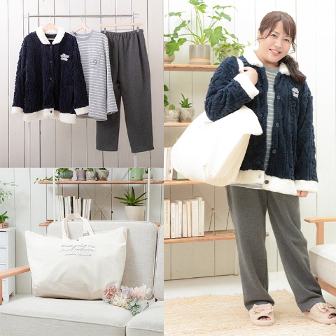 レディース　ルームハッピーバッグ3点セット（Hina）