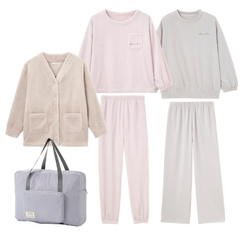 レディース　ルームウェアハッピーバッグ4点セット（MUMU＆Co.）
