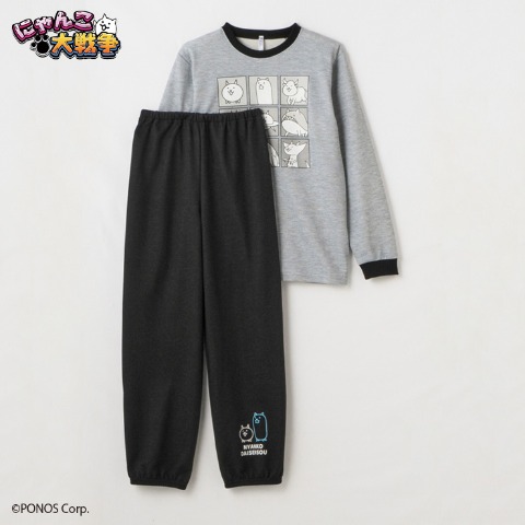 ボーイズ　パジャマ（140～160cm・にゃんこ大戦争）