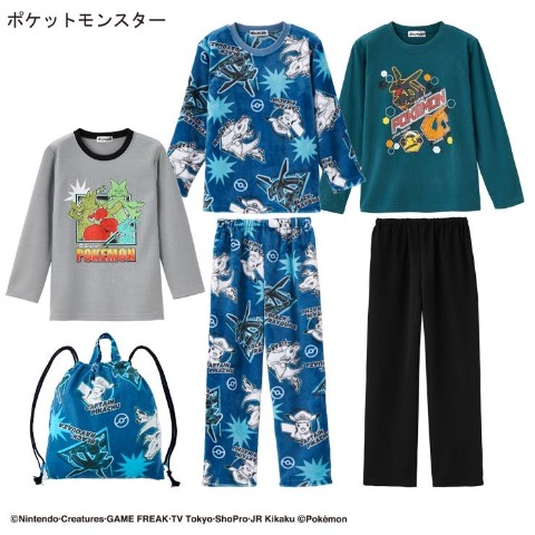ボーイズ　ポケットモンスター　パジャマハッピーバッグ3点セット（130・140cm）