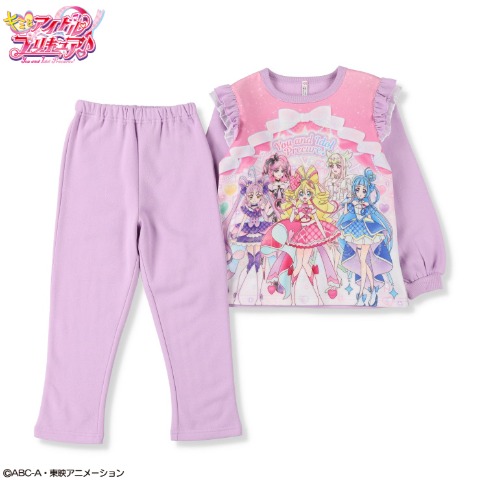 ガールズ　光るパジャマ（110・120cm・『キミとアイドルプリキュア♪』）