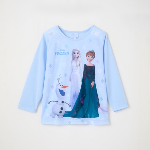 ガールズ　Disney パジャマハッピーバッグ3点セット（110・120cm　アナと雪の女王）