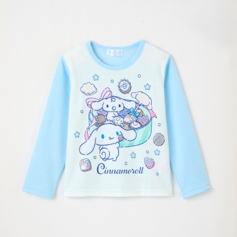 ガールズ　シナモロール　パジャマハッピーバッグ3点セット（120・130・140cm）