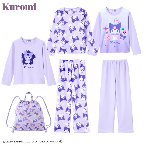 ガールズ　クロミ　パジャマ ハッピーバッグ3点セット（120・130・140cm）