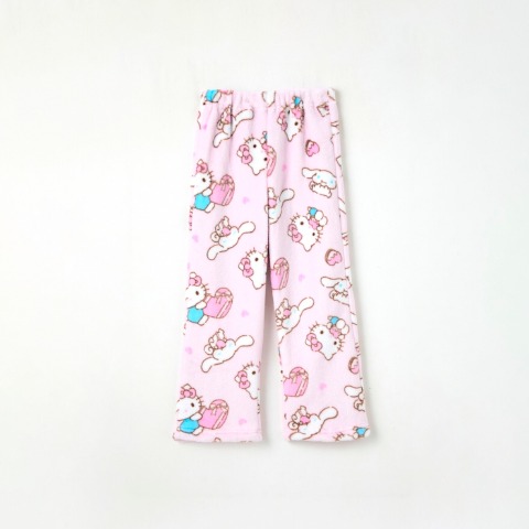 ガールズ　サンリオキャラクターズ　パジャマハッピーバッグ3点セット（110・120cm）