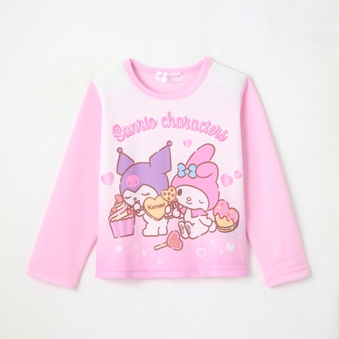 ガールズ　サンリオキャラクターズ　パジャマハッピーバッグ3点セット（110・120cm）