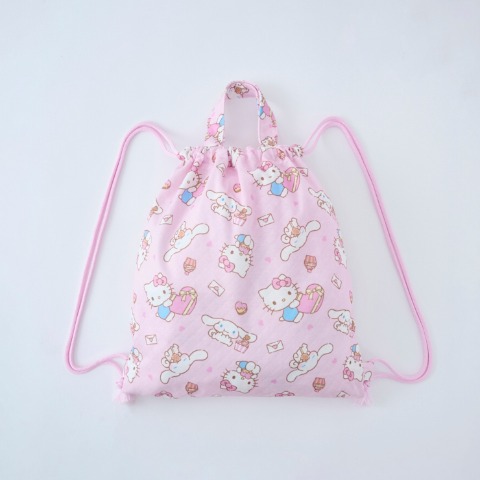 ガールズ　サンリオキャラクターズ　パジャマハッピーバッグ3点セット（110・120cm）