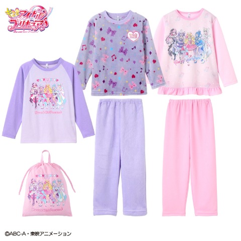 ガールズ　キミとアイドルプリキュア♪　パジャマハッピーバッグ3点セット（110・120cm）