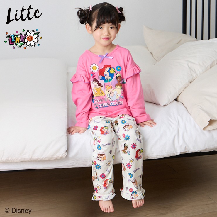 ガールズ パジャマ（110・120・130cm LINK＠×LITTC・Disney