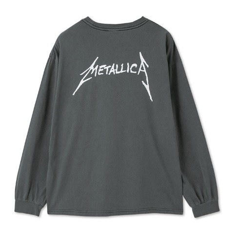 メンズ　ピグメントロングTシャツ（METALLICA）