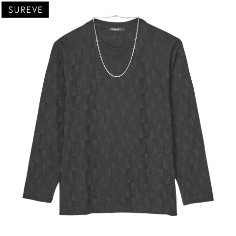 メンズ　アクセサリー付Tシャツ（SUREVE）
