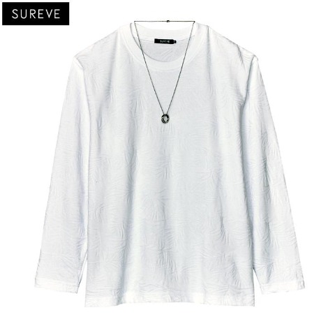 メンズ【M～LL】　アクセサリー付Tシャツ（SUREVE）