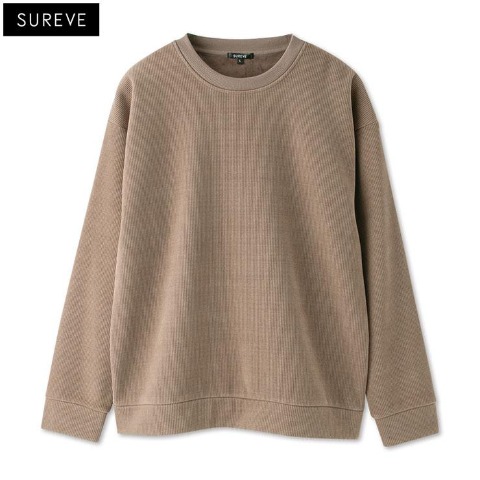 メンズ　裏ベロアプルオーバー（SUREVE）