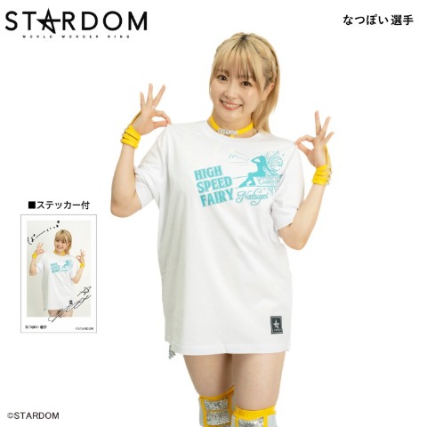 メンズ　なつぽい選手モデル半袖プリントTシャツ（スターダム）