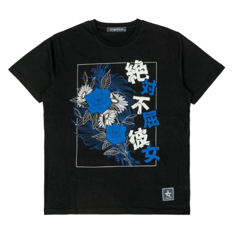 メンズ　安納サオリ選手モデル半袖プリントTシャツ（スターダム）