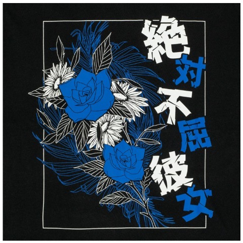 メンズ　安納サオリ選手モデル半袖プリントTシャツ（スターダム）