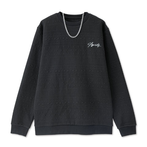 メンズ　アクセサリー付プルオーバー（SUREVE）