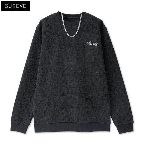 メンズ　アクセサリー付プルオーバー（SUREVE）