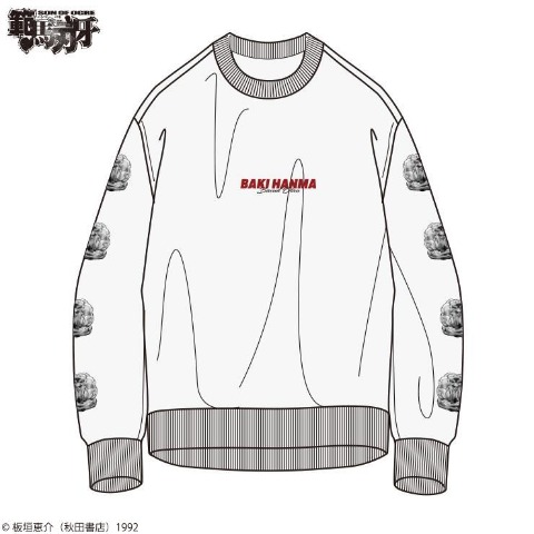 メンズ　範馬刃牙オリバ球体トレーナー（バキ）