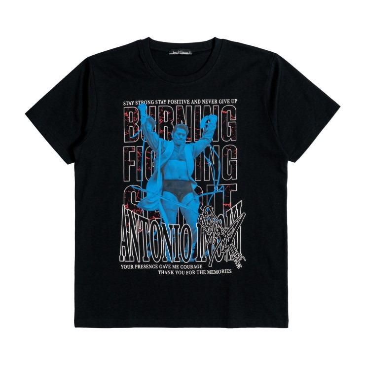 メンズ 半袖フォトプリントTシャツ（アントニオ猪木） | アベイル 