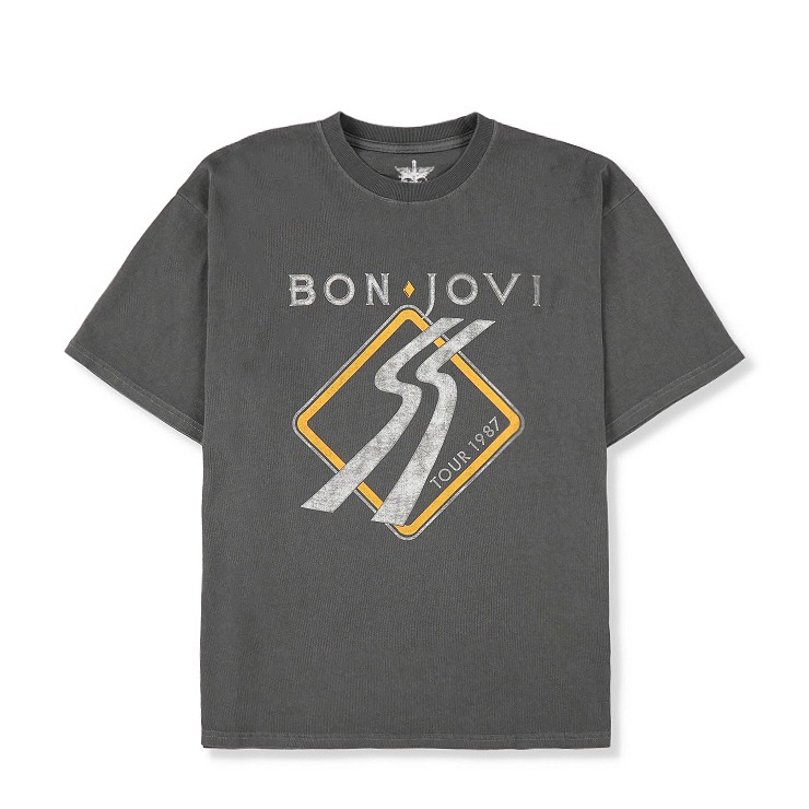 グッズ ボンジョビ t シャツ Bon Jovi ボン・ジョヴィ ロゴTシャツ