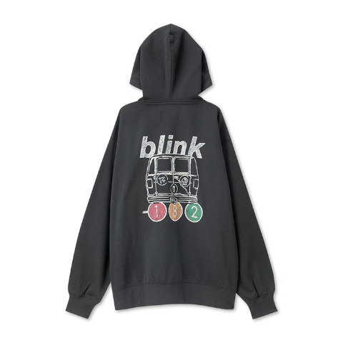 メンズ　裏起毛ジップパーカ（blink-182）
