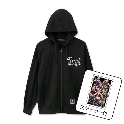 メンズ　HATEダンボールジップパーカ（スターダム）