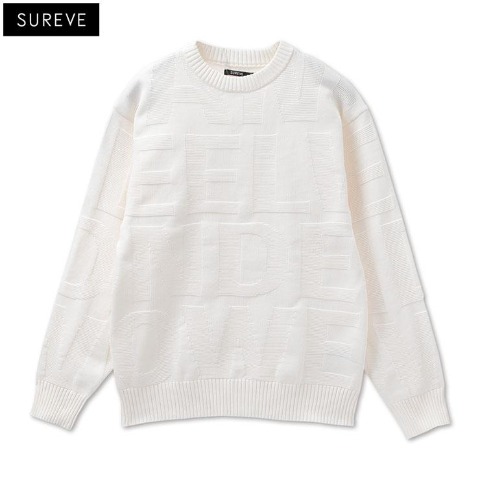 メンズ　ロゴニットプルオーバー（SUREVE）