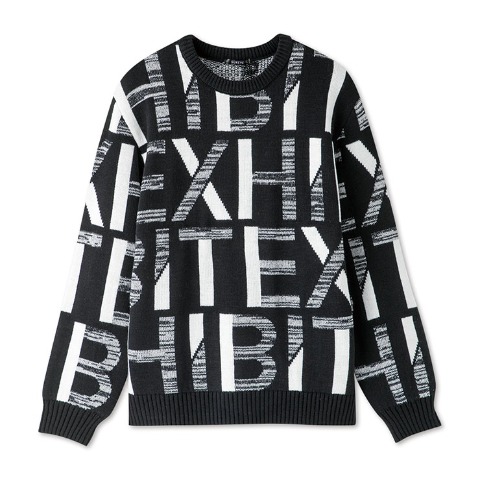 メンズ【M～LL】　ロゴニットプルオーバー（SUREVE）