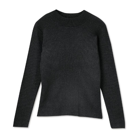 メンズ　ニットプルオーバー (SUREVE BLACK）