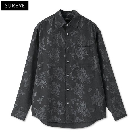 メンズ　花柄シャツ（SUREVE）