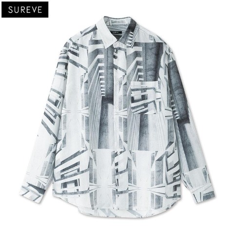 メンズ　総柄シャツ（SUREVE）