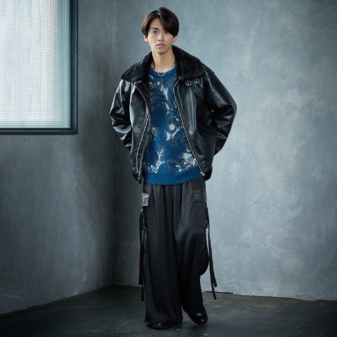 メンズ　B-3フライトジャケット（SUREVE BLACK）