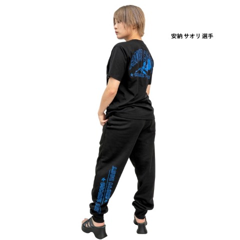 メンズ　安納サオリ選手モデルタオル付裏起毛スウェットジョガーパンツ（スターダム）