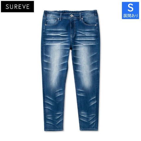 メンズ【S～LL】　デニムスキニーパンツ（SUREVE）