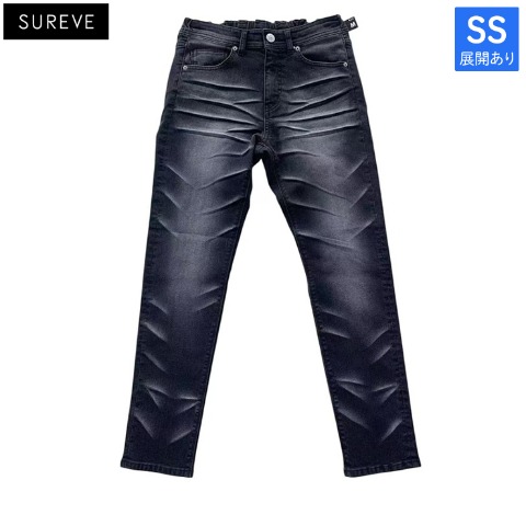 メンズ　裏起毛デニムスキニーパンツ（SUREVE）