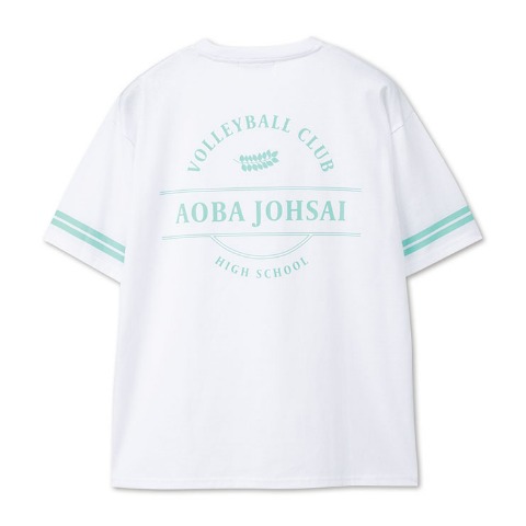 メンズ　ステッカー付Tシャツ（青葉城西高校）