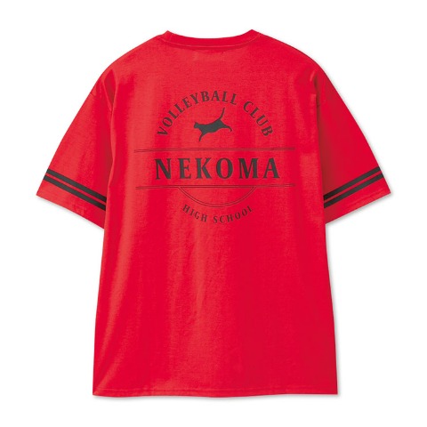 メンズ　ステッカー付Tシャツ（音駒高校）