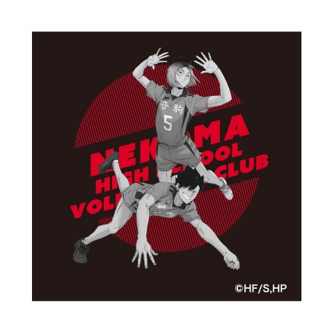 メンズ　ステッカー付Tシャツ（黒尾鉄朗・孤爪研磨）