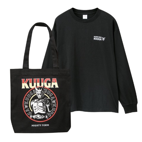 メンズ　トートバッグ付長袖Ｔシャツ（『仮面ライダークウガ』）