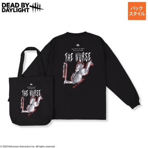 メンズ　トートバッグ付Tシャツ（ナース・Dead by Daylight）